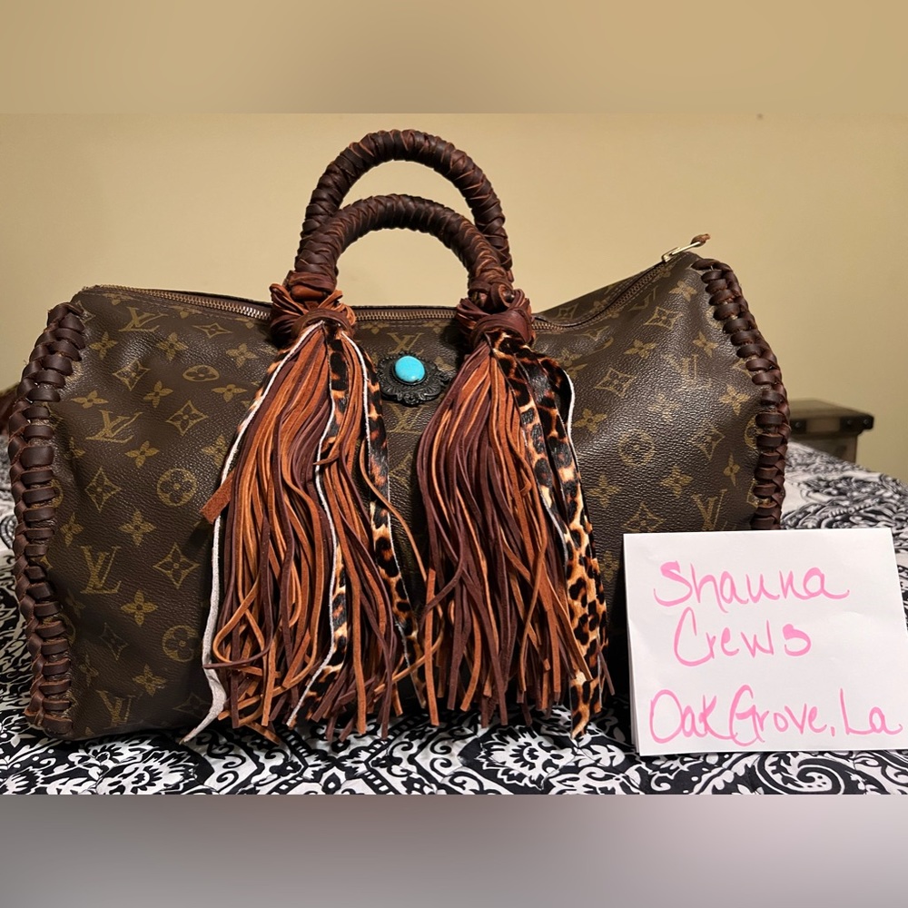 Bundle- 2 LV revamped fringe Speedy bags